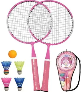 1 Pair Badminton Racket for Boys and Girls Indoor/Outdoor Sport Game