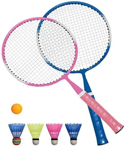 1 Pair Badminton Racket for Boys and Girls Indoor/Outdoor Sport Game