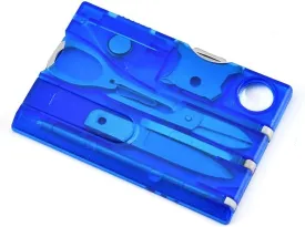 10 in 1 Pocket Credit Card Portable Multi Tool Outdoor Camping Equipment 1 Box Portable Hiking Card Tool Gear Convenient Design