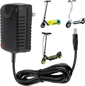 12V Kids Ride On Charger for Razor Power Core E90 E95 Electric Scooter Black Label Powercore E90 E95 MX125 Dirt Rocket 12V Kids Ride on Car Toys Car Charger