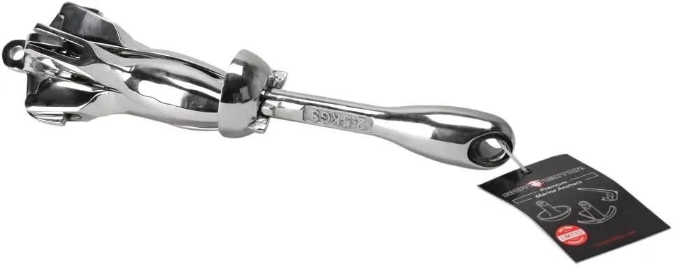 Extreme Max 3006.6672 BoatTector Stainless Steel Folding/Grapnel Anchor - 1.5 lbs. (Pack of 2)