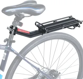 Lumintrail Bike Cargo Rack, Seatpost Mounted Bicycle Luggage Carrier with 20 LBs Weight Capacity for Trunk Bags and Quick Release Handle