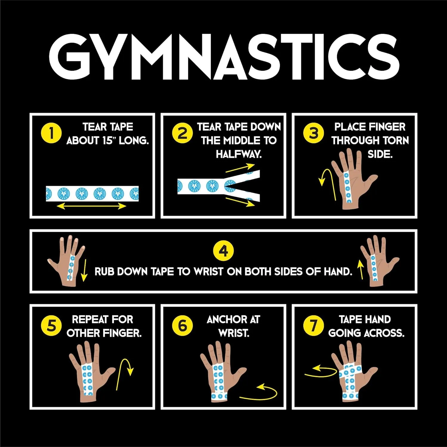 Scary Sticky Premium Athletic Tape | Weightlifting Tape | Thumb Tape for Hook Grip ??Sticks with You Through The Toughest Fitness Workouts and Lifts