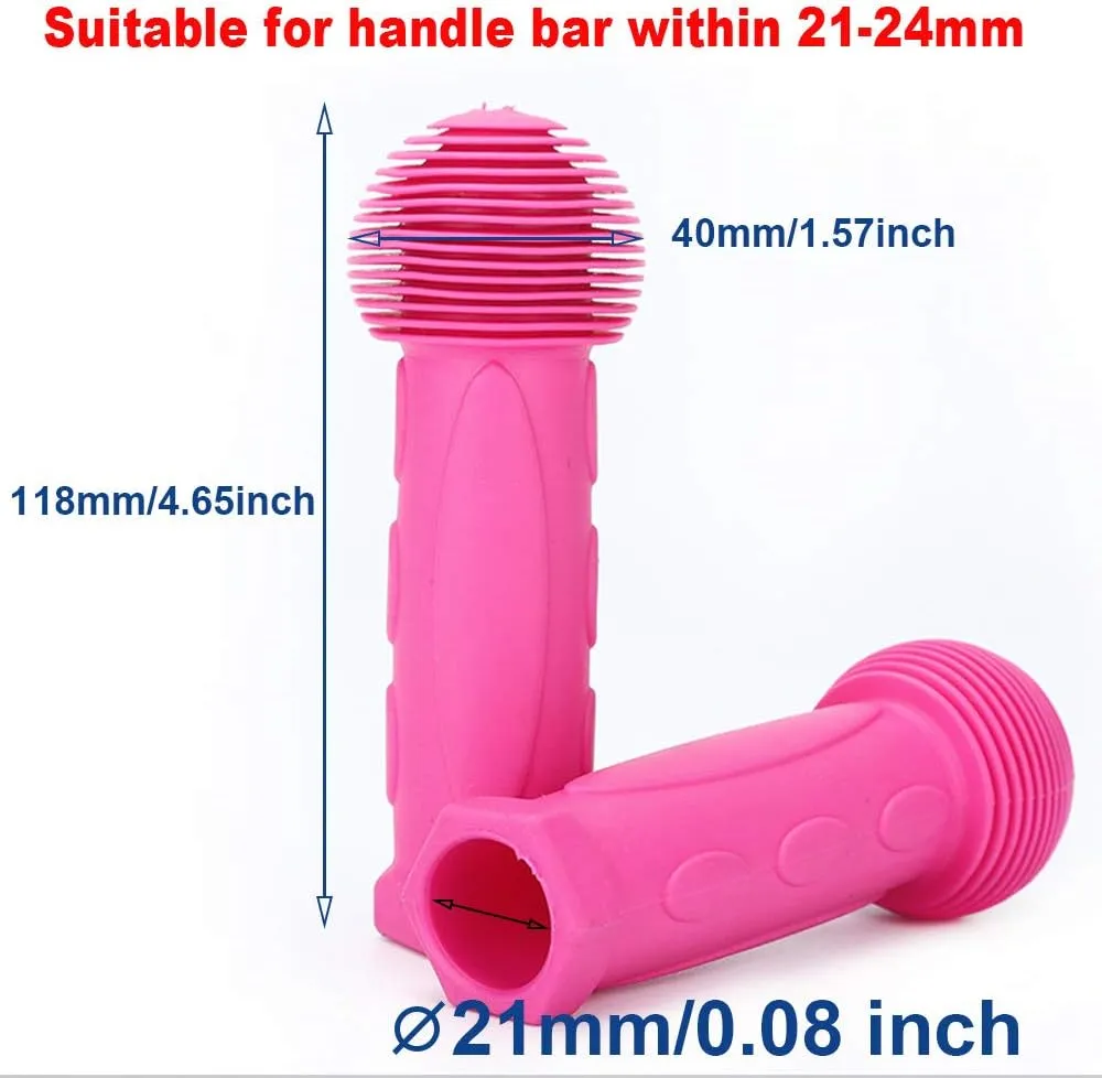 Scooter Grip Handlebar 1 Pair Bicycle Grip Fit for 2-3-4 Wheels Kid Kick Scooters,Children Bike,Rocking car,Drifting Scooter,Swing Scooter,Push Cart