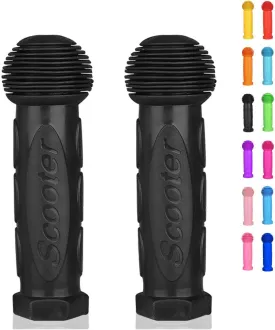 Scooter Grip Handlebar 1 Pair Bicycle Grip Fit for 2-3-4 Wheels Kid Kick Scooters,Children Bike,Rocking car,Drifting Scooter,Swing Scooter,Push Cart