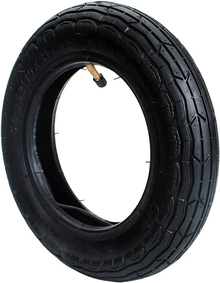 Small Electric Scooter 54-152 10x2 10" Tyre Tire   Tube with Angled Stem for Smart Self Balancing 2-wheel Scooter Folding Electric Bicycle