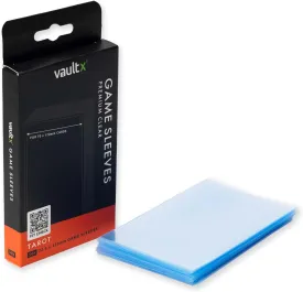 Vault X 'Tarot' Board Game Sleeves 70x120mm - Clear Premium Quality, Non-PVC, Durable and Long-Lasting Protection (50pcs)