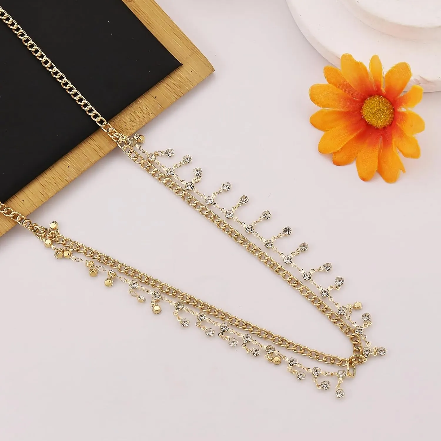 Waist Chains Belly Chains for Women Waist Beads Dainty Layered Gold Body Chain Jewelry for Women Summer Beach Bikini Stomach Jewelry Accessories